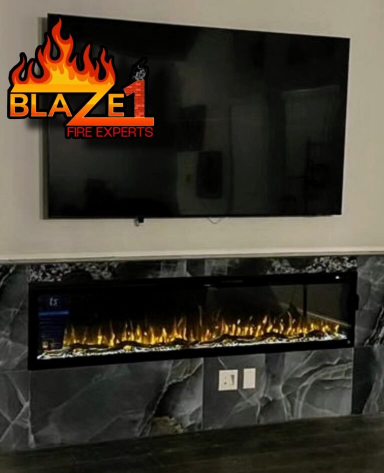 Projects electric fireplace installation in frisco texas