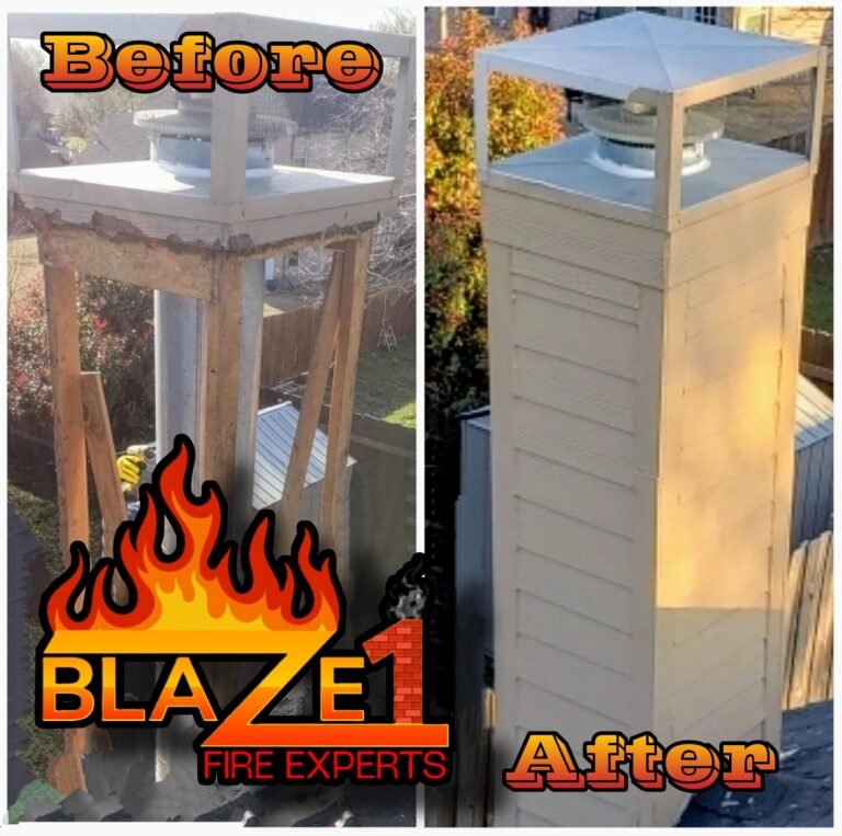 Projects chimney chase rebuild reconstruction in carrollton texas